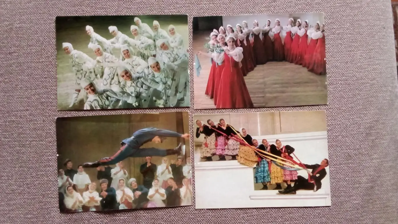 Хореографический ансамбль Березка 1972 г. полный набор - 15 открыток (Танцы) 2