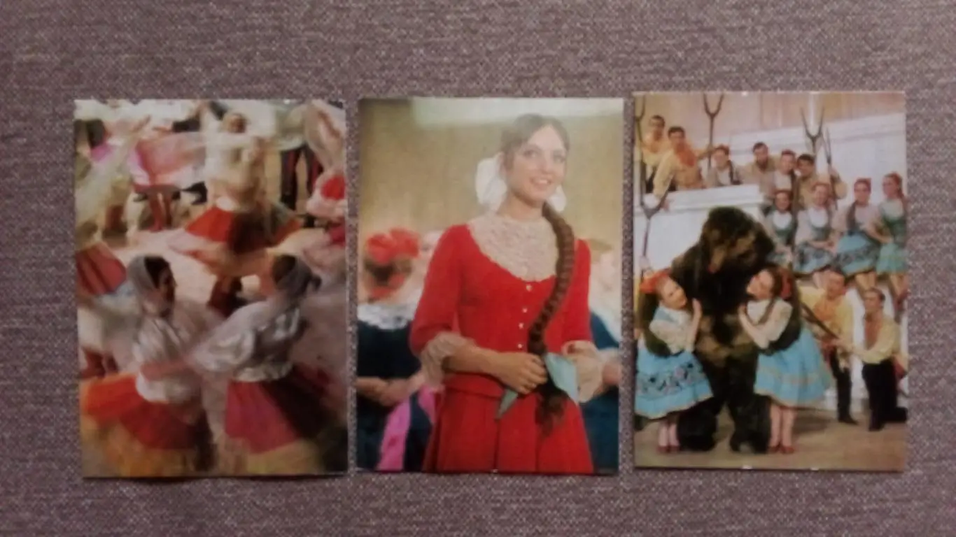 Хореографический ансамбль Березка 1972 г. полный набор - 15 открыток (Танцы) 5