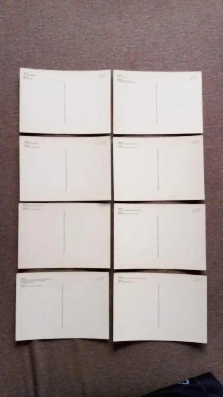 Города СССР : Москва 1984 г. полный набор - 16 открыток (чистые , в идеале) 6