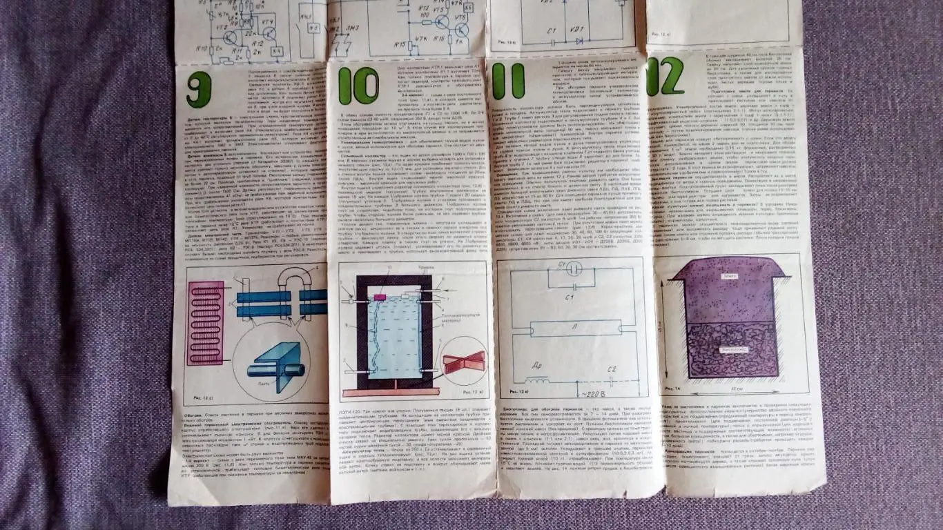 Строим парник 1990 г. Теплицы и парники (карта - схема ) 7