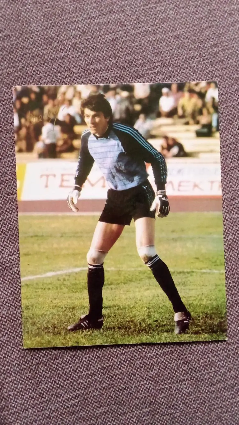 Ринат Дасаев с автографом 1987 г. Футбол ФК Спартак (Москва) Спорт Вратарь