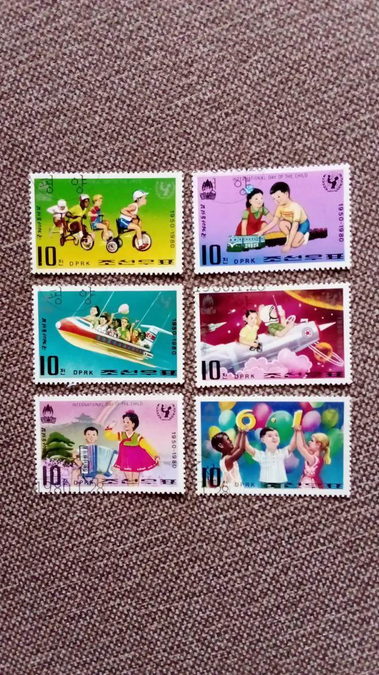 КНДР (Северная Корея) 30 лет ЮНЕСКО 1950 - 1980 гг. Велосипедный спорт