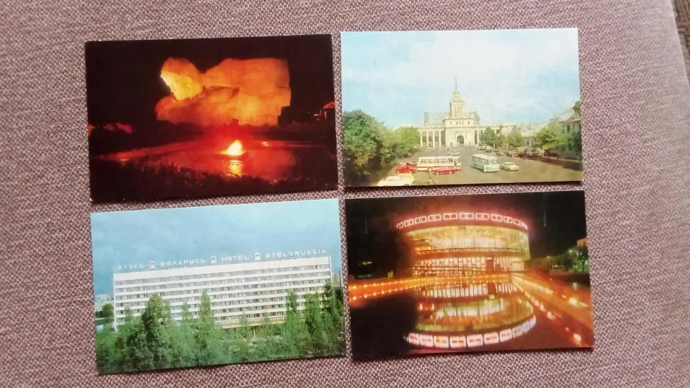 Города СССР : Брест (Белоруссия) 1980 г. полный набор - 17 открыток (чистые) 3
