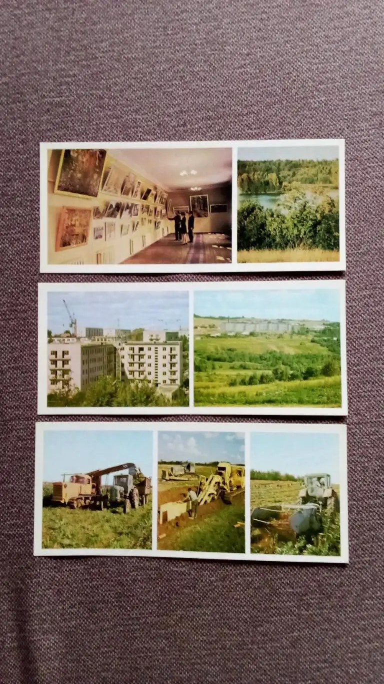 По Валдаю 1978 г. , полный набор - 12 открыток (Памятные места СССР) Валдай 3