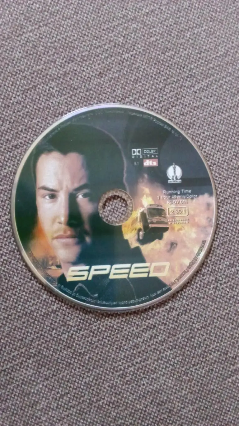 DVD диск ФильмSpeedКиану Ривз (Скорость)