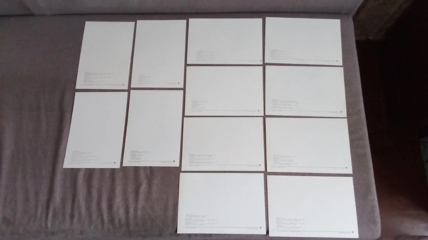 Города СССР : Ленинград (Санкт-Петербург) 1983 г. полный набор - 28 открыток 7