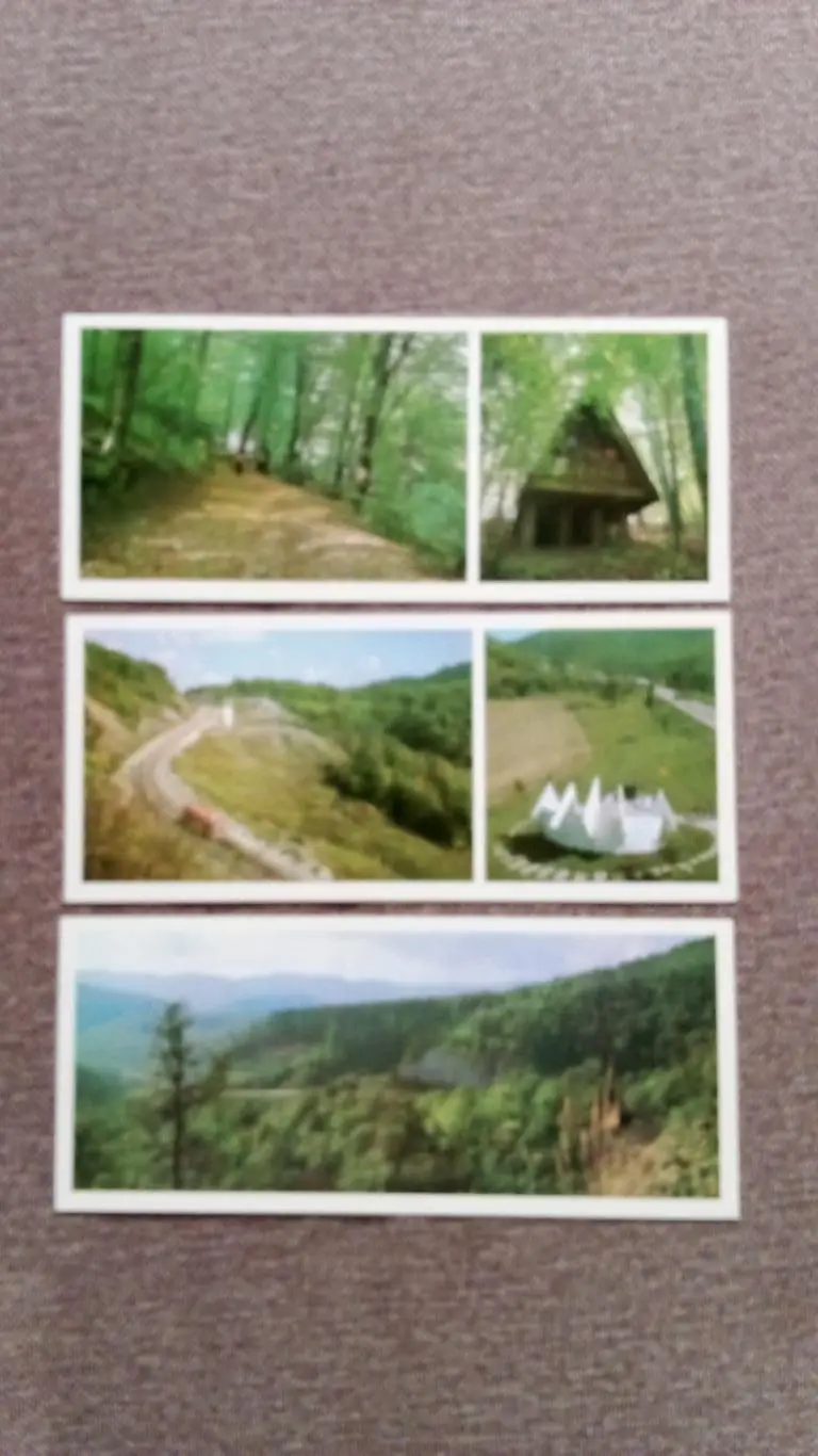 Города СССР : Горячий Ключ (Краснодарский край) 1987 г. полный набор-15 открыток 5