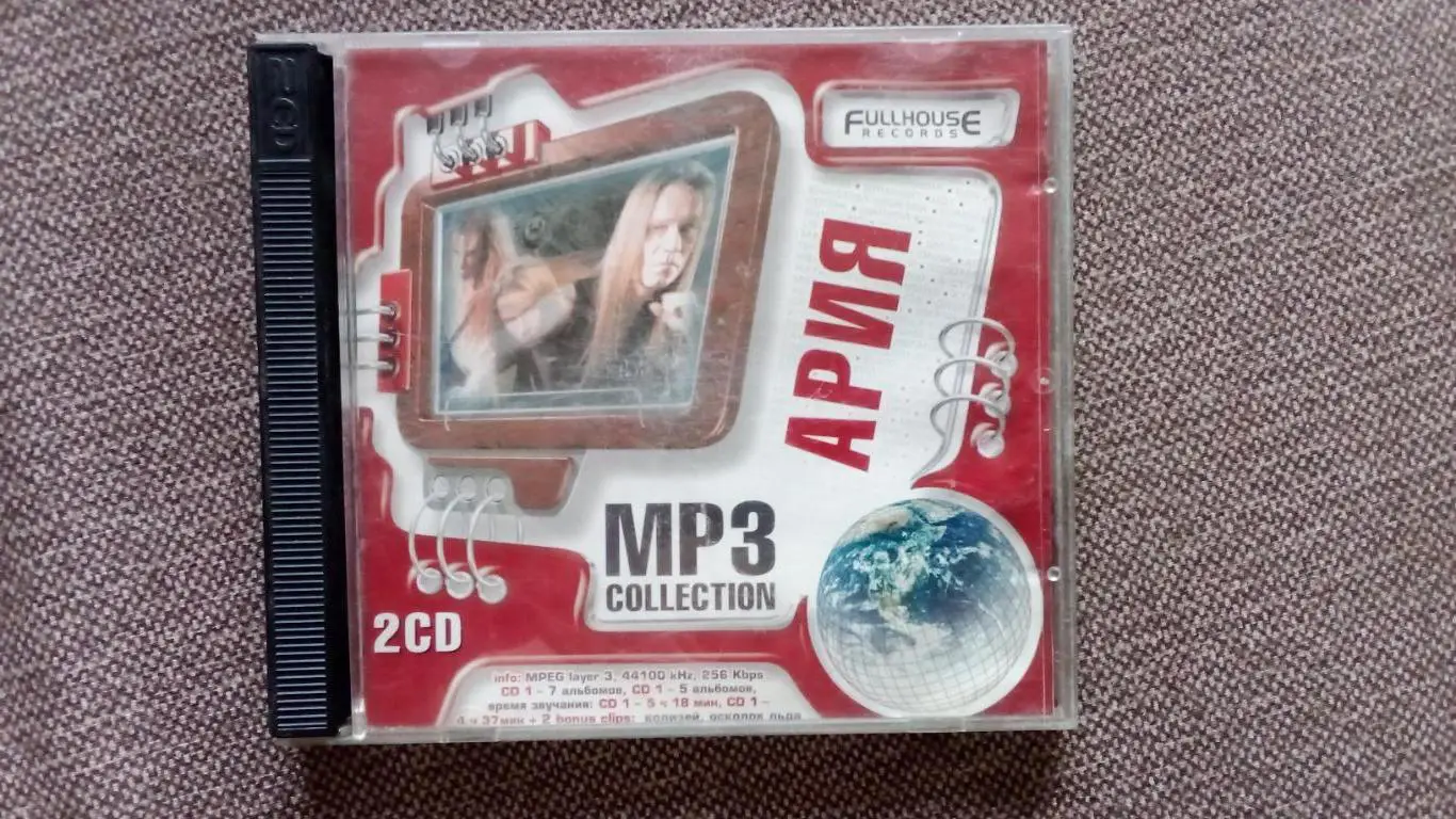 MP - 3 CD группа Ария 2 CD 12 альбомов (новый) Русский рок Hard & Heavy