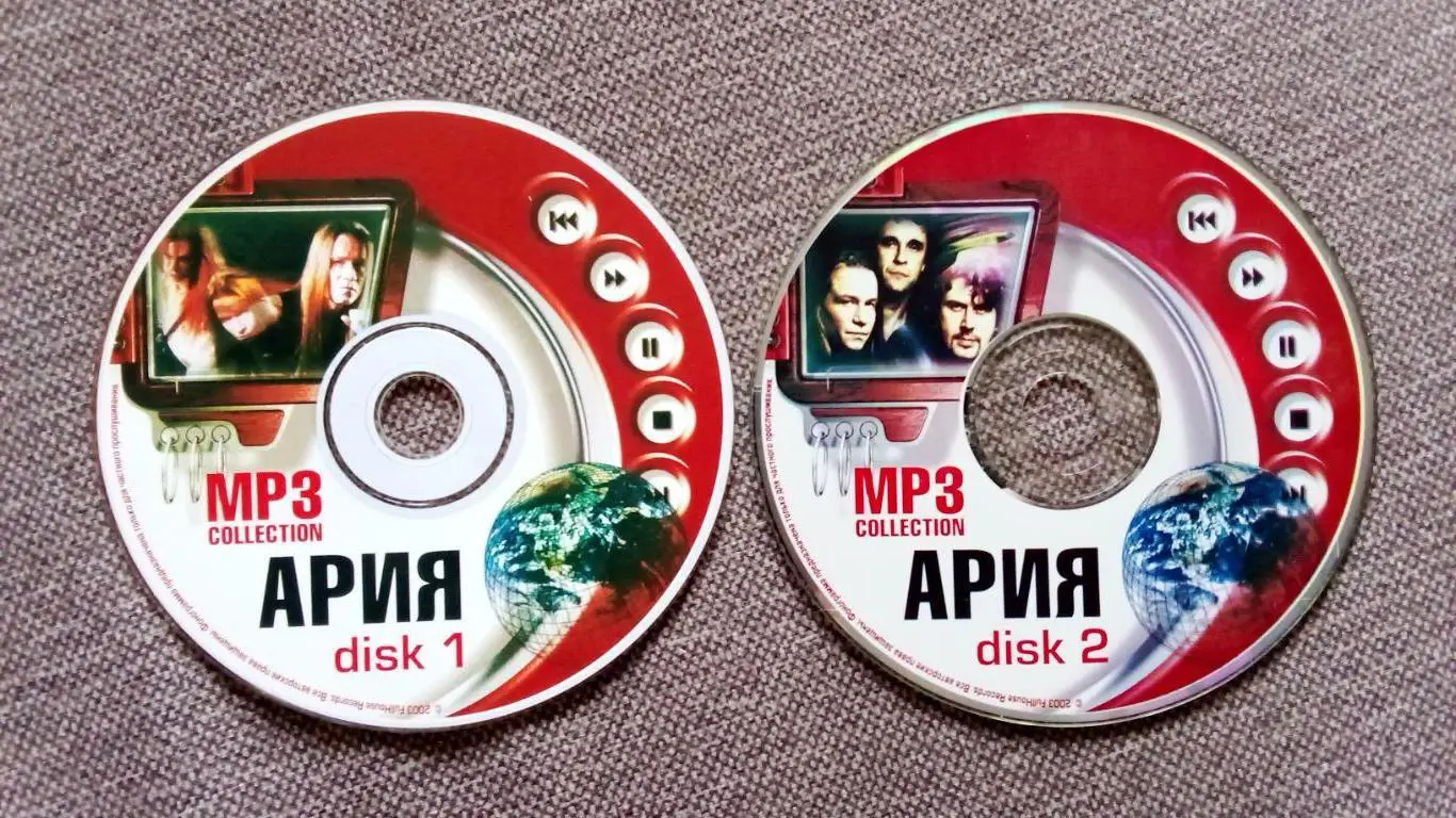 MP - 3 CD группа Ария 2 CD 12 альбомов (новый) Русский рок Hard & Heavy 6