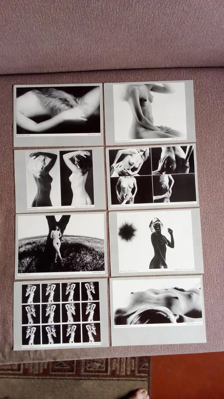 Чехословакия AKT - MAPPA 1984 г. полный набор - 40 открыток (Эротика Ню) большие 1