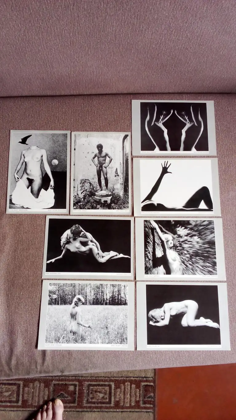 Чехословакия AKT - MAPPA 1984 г. полный набор - 40 открыток (Эротика Ню) большие 2