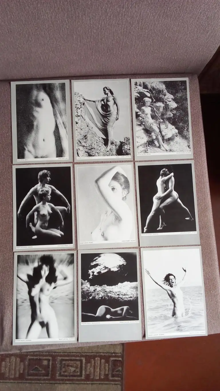 Чехословакия AKT - MAPPA 1984 г. полный набор - 40 открыток (Эротика Ню) большие 3