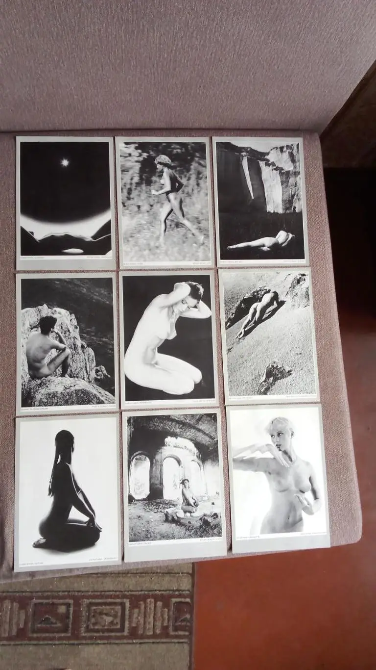 Чехословакия AKT - MAPPA 1984 г. полный набор - 40 открыток (Эротика Ню) большие 4