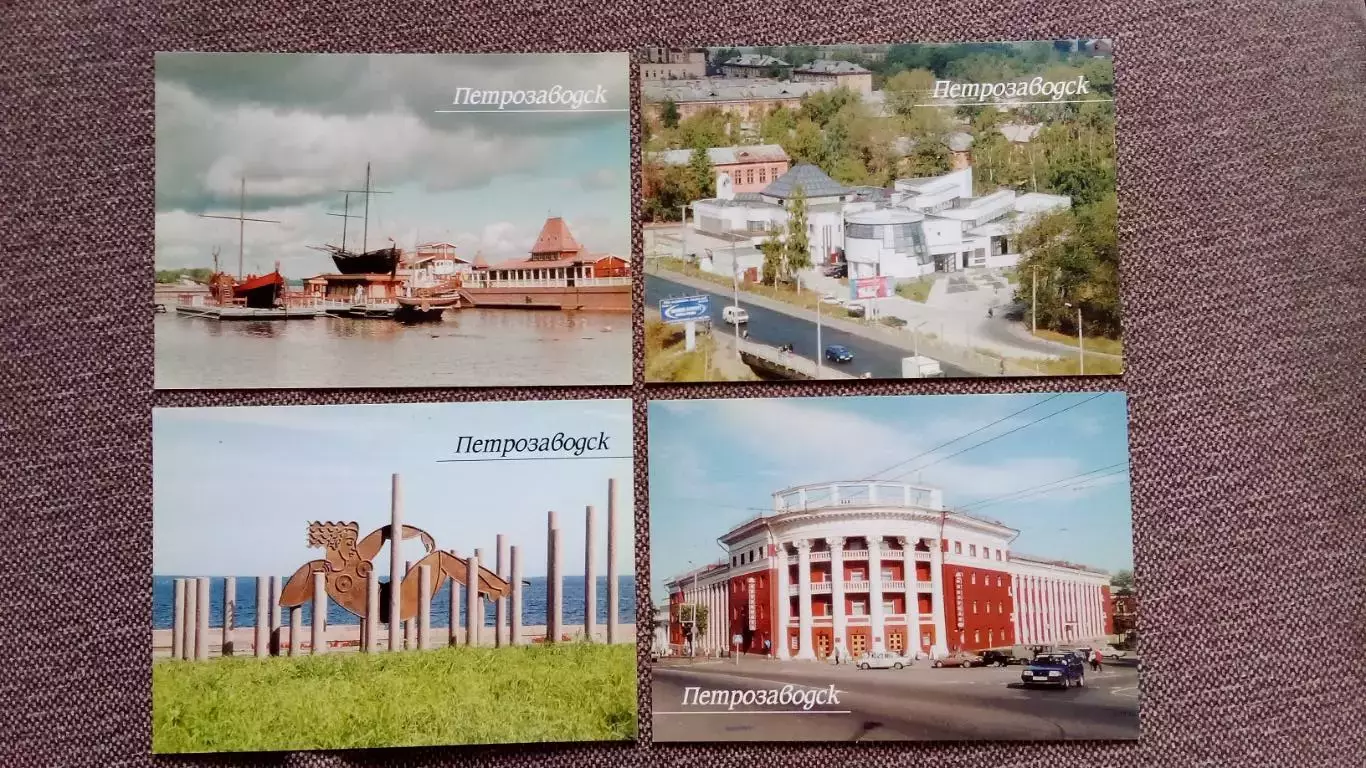 Города России : Петрозаводск (Карелия) 2003 г. полный набор - 12 открыток 3