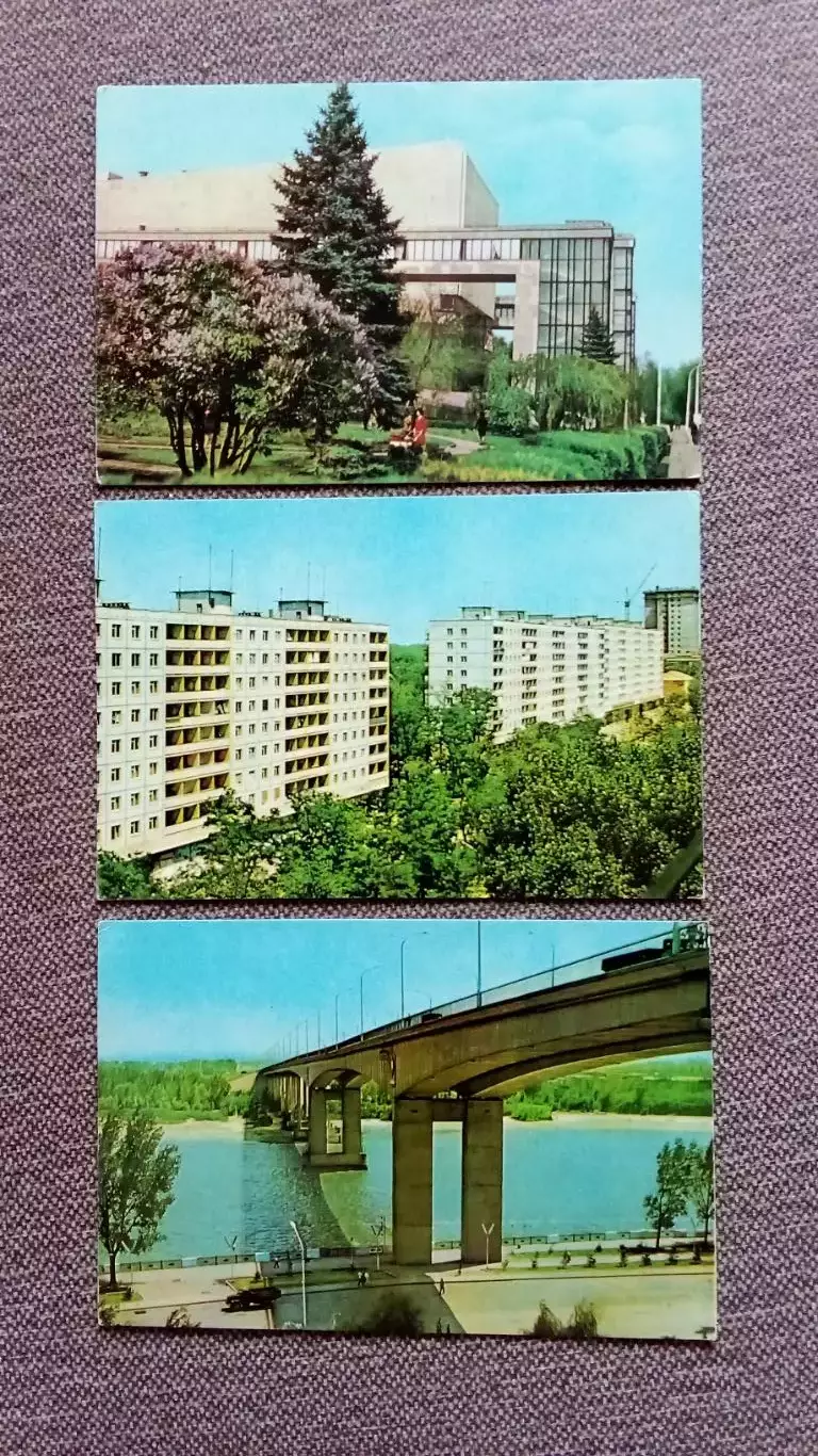 Города СССР : Ростов на Дону 1973 г. полный набор - 10 открыток (чистые) Танк 3