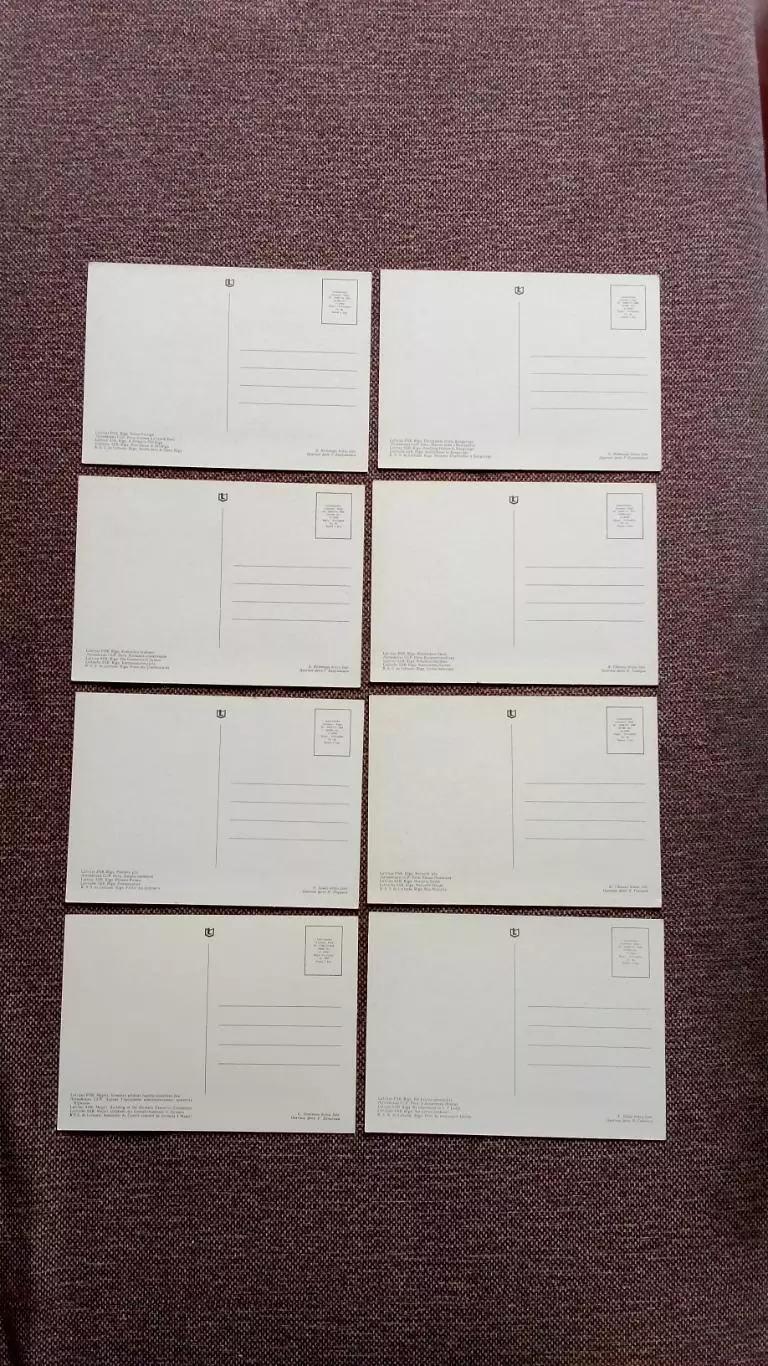 Города СССР : Рига (Латвия) 1969 г. полный набор - 16 открыток (чистые) 7