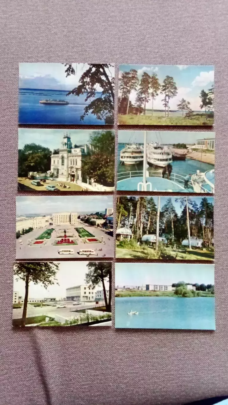 Памятные места СССР : По Татарии (Татарстан) 1973 г. полный набор - 30 открыток 2
