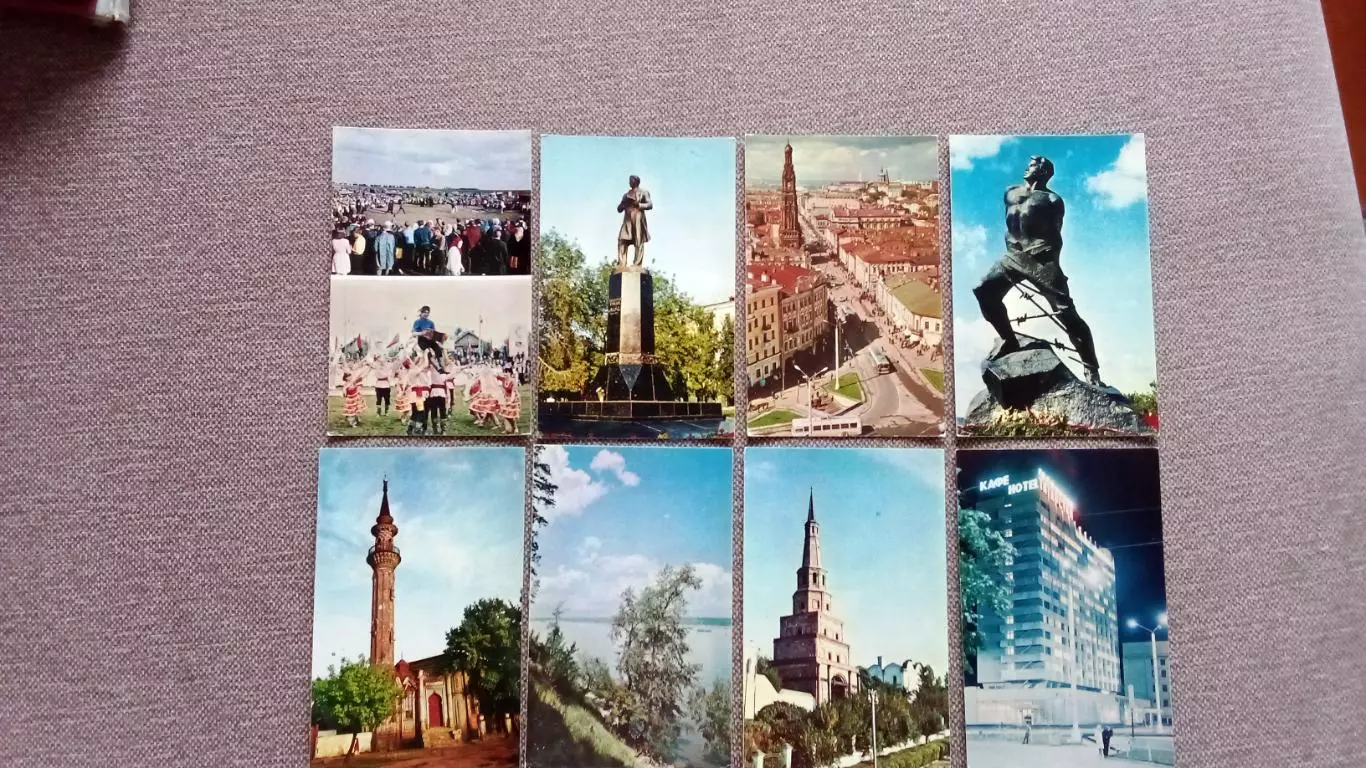 Памятные места СССР : По Татарии (Татарстан) 1973 г. полный набор - 30 открыток 5
