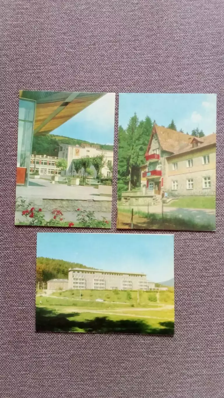 Здравницы Закарпатья (Украина) 1970 г. полный набор - 10 открыток (чистые) 5