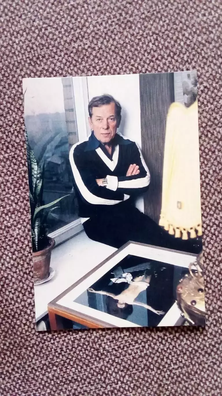 Карманный календарик : Георгий Жженов 1990 г. Театр им. Моссовета Актер Артист