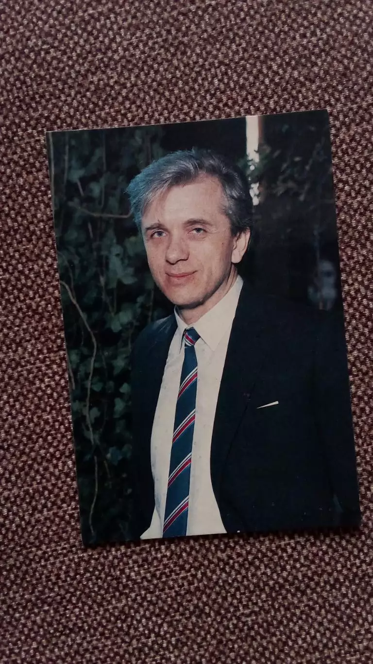 Карманный календарик : Евгений Стеблов 1990 г. Театр им. Моссовета Актер Артист