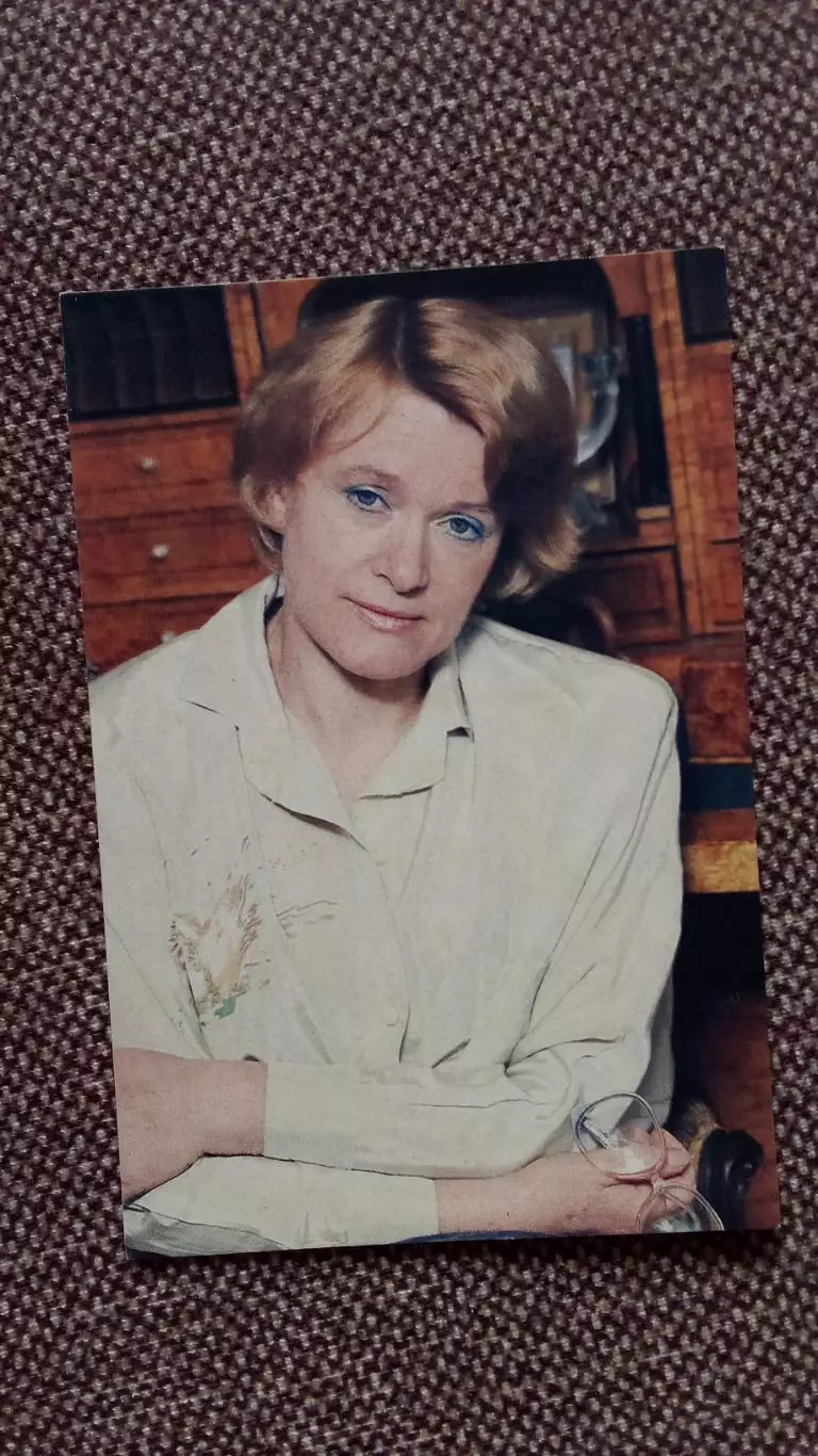 Карманный календарик : Валентина Талызина 1990 г. Театр им. Моссовета Актриса