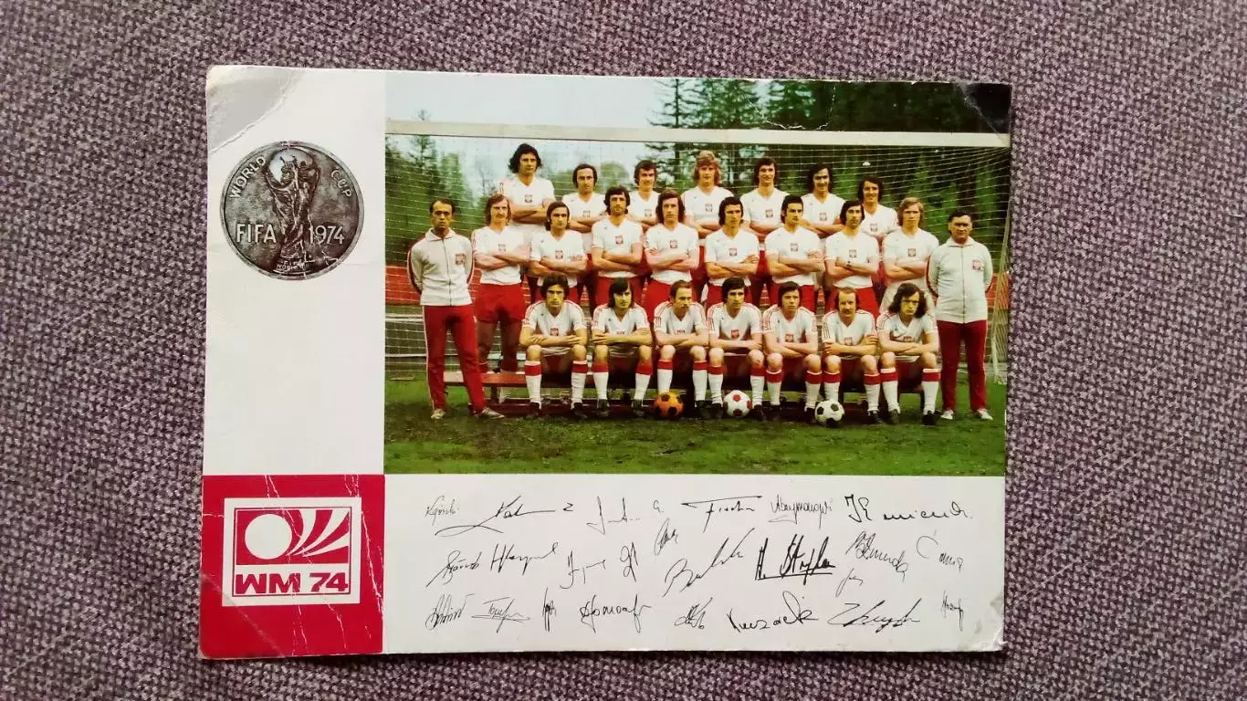 Польша : Футбол Чемпионат мира 1974 года Сборная Польши - бронзовый призер