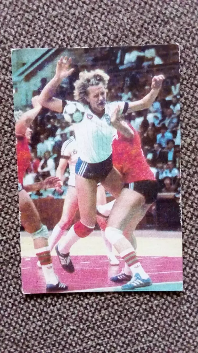 Карманный календарик : Гандбол (Ручной мяч)Спартак(Киев) 1987 г. Олексюк