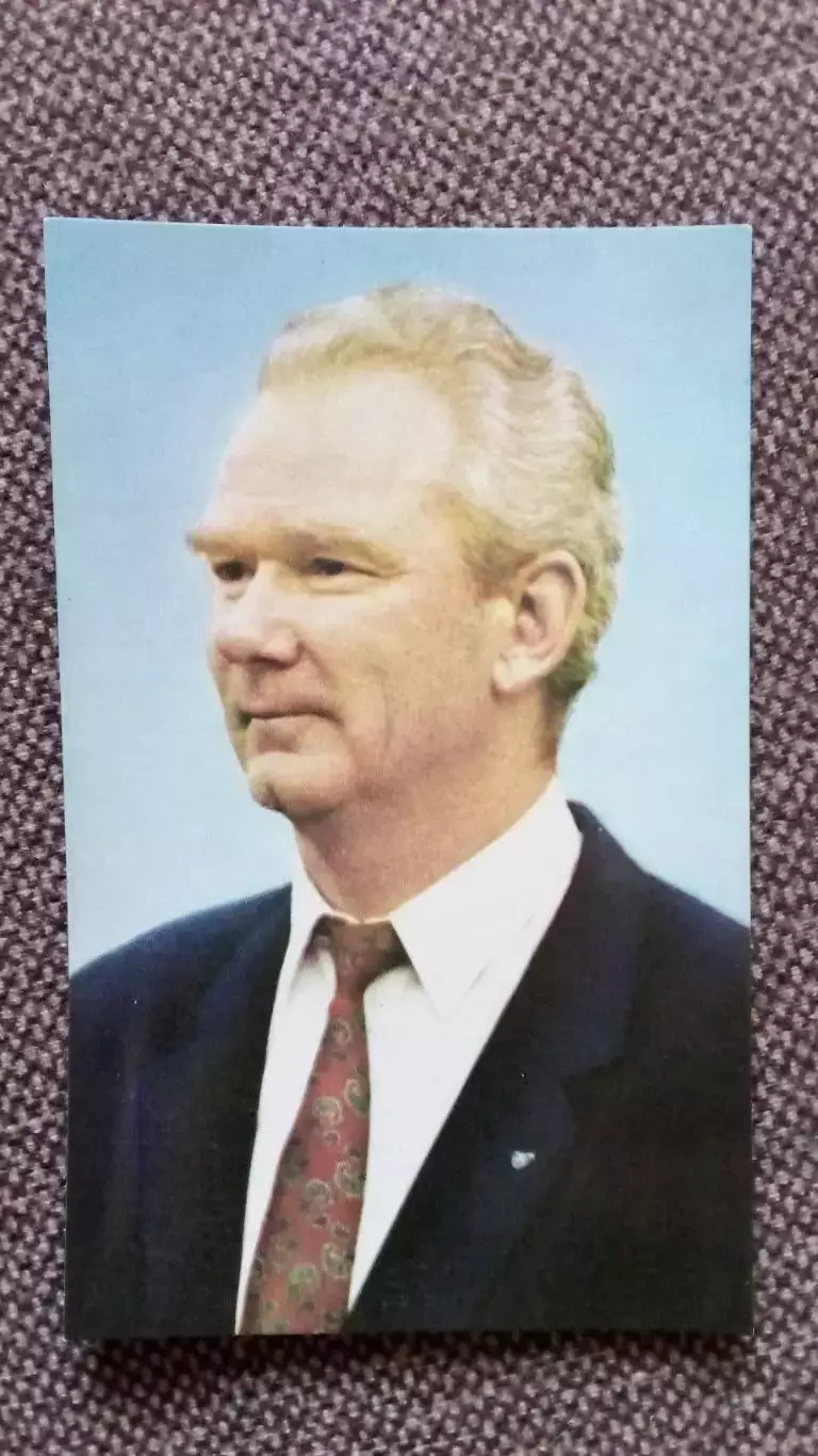 Карманный календарик : Футбол 1989 г. Валерий Лобановский ФК Динамо (Киев)