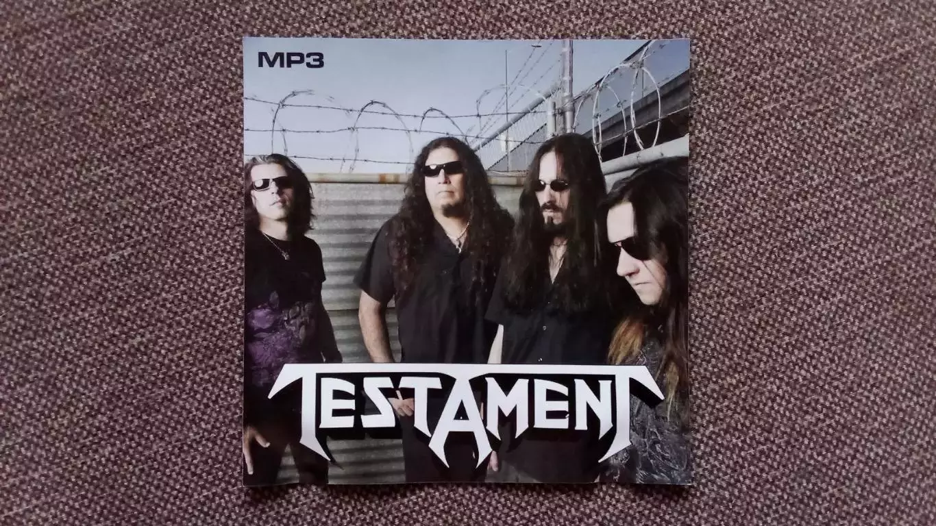 CD MP - 3 группаTestamentUSA 10 альбомов (1987 - 2008 гг.) Thrash metal 1