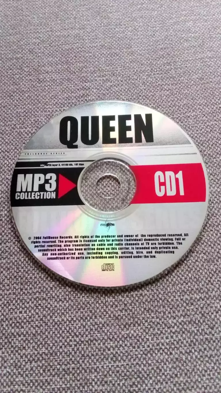 CD MP - 3 группа Queen 2 CD 22 альбома (1973 - 1995 гг.) лицензия 2