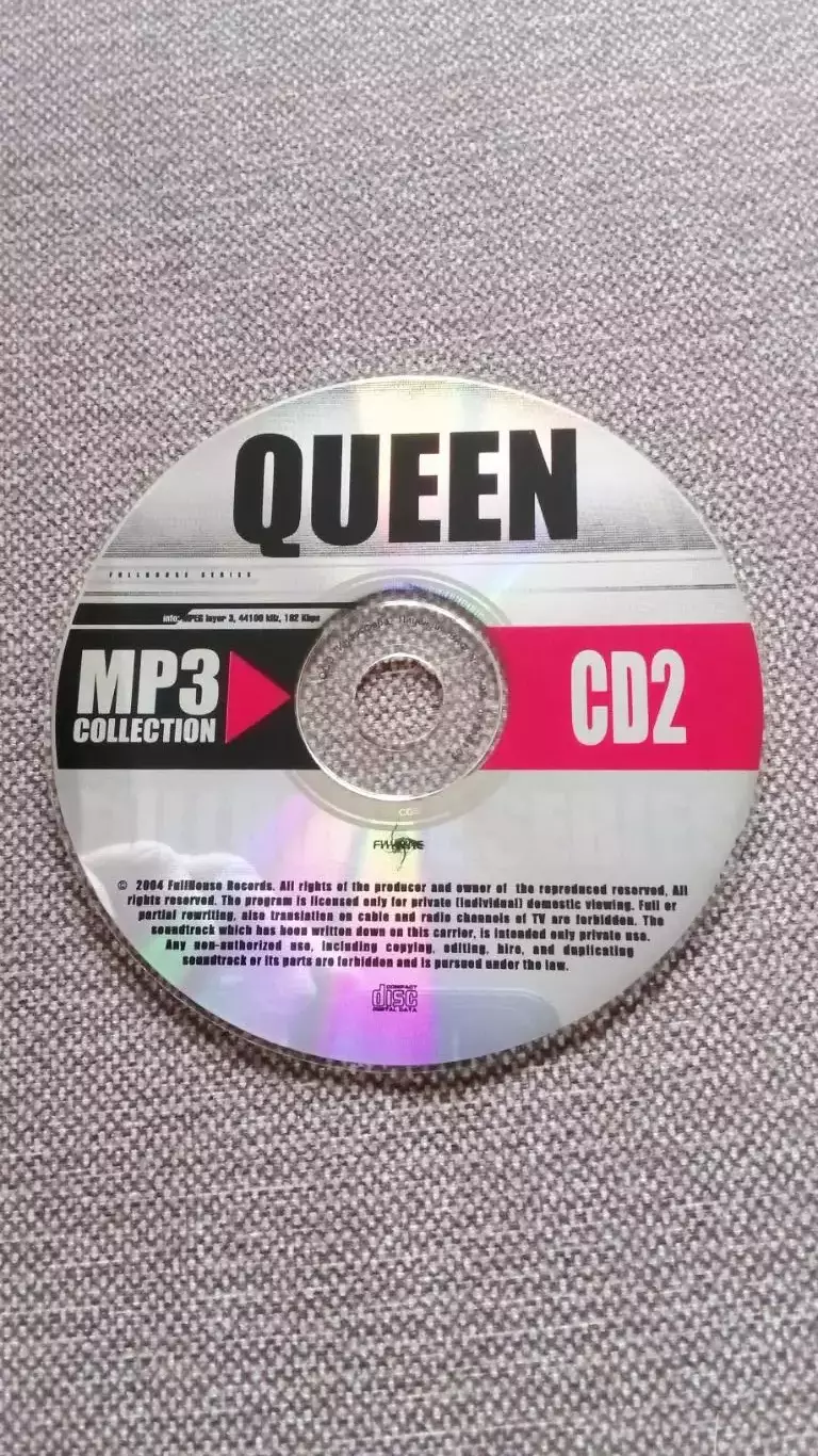CD MP - 3 группа Queen 2 CD 22 альбома (1973 - 1995 гг.) лицензия 4