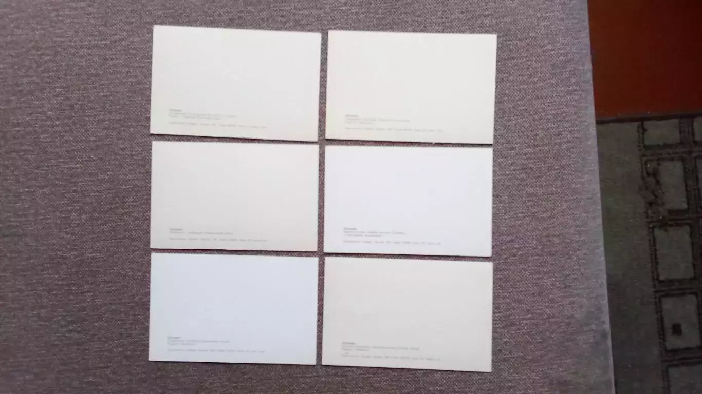 Орхидеи 1981 г. полный набор - 15 открыток (чистые , в идеале) Цветы Растения 7