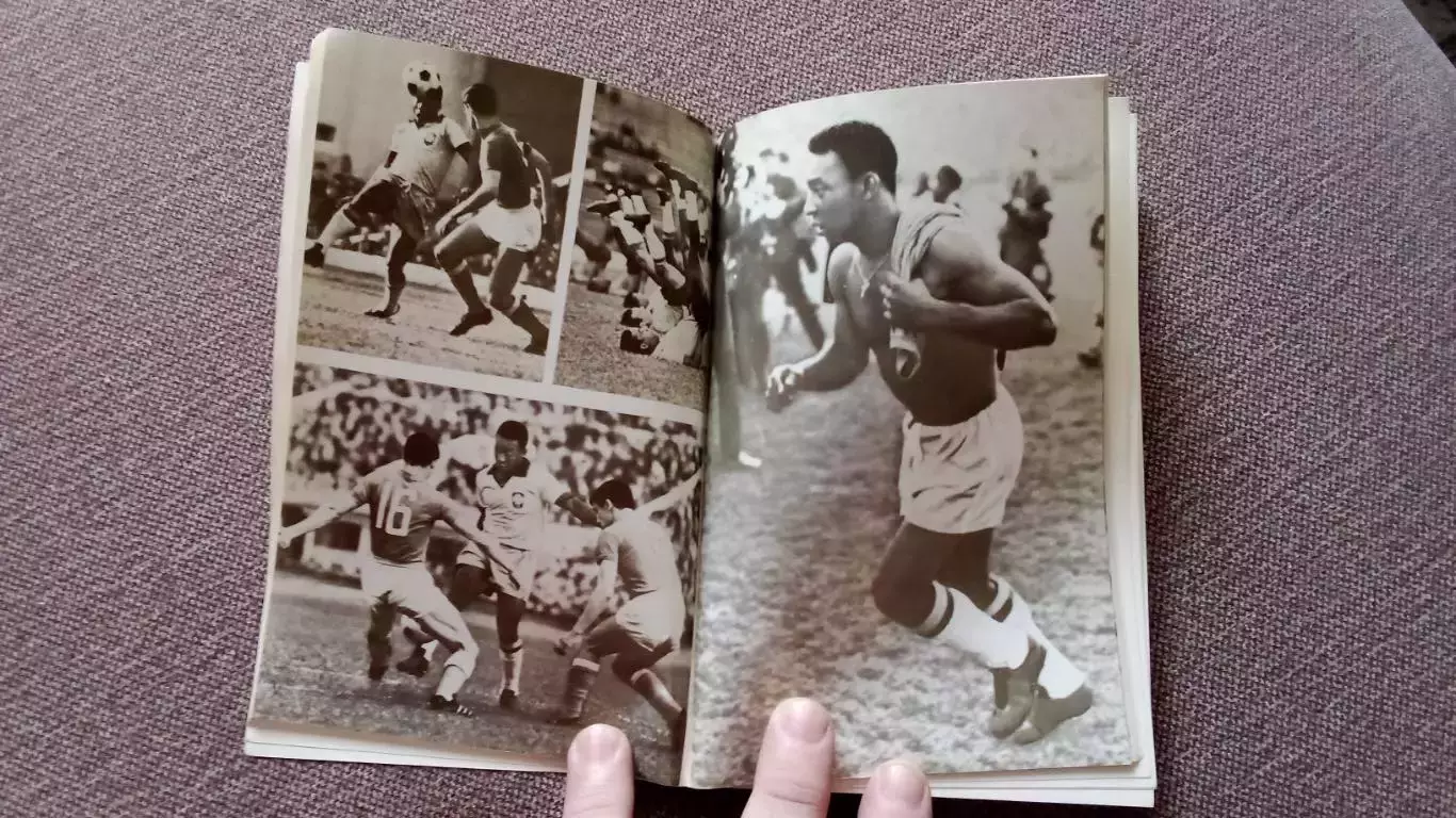 Пеле - Моя жизнь и прекрасная игра 1989 г. Футбол Спорт Сборная Бразилии 4