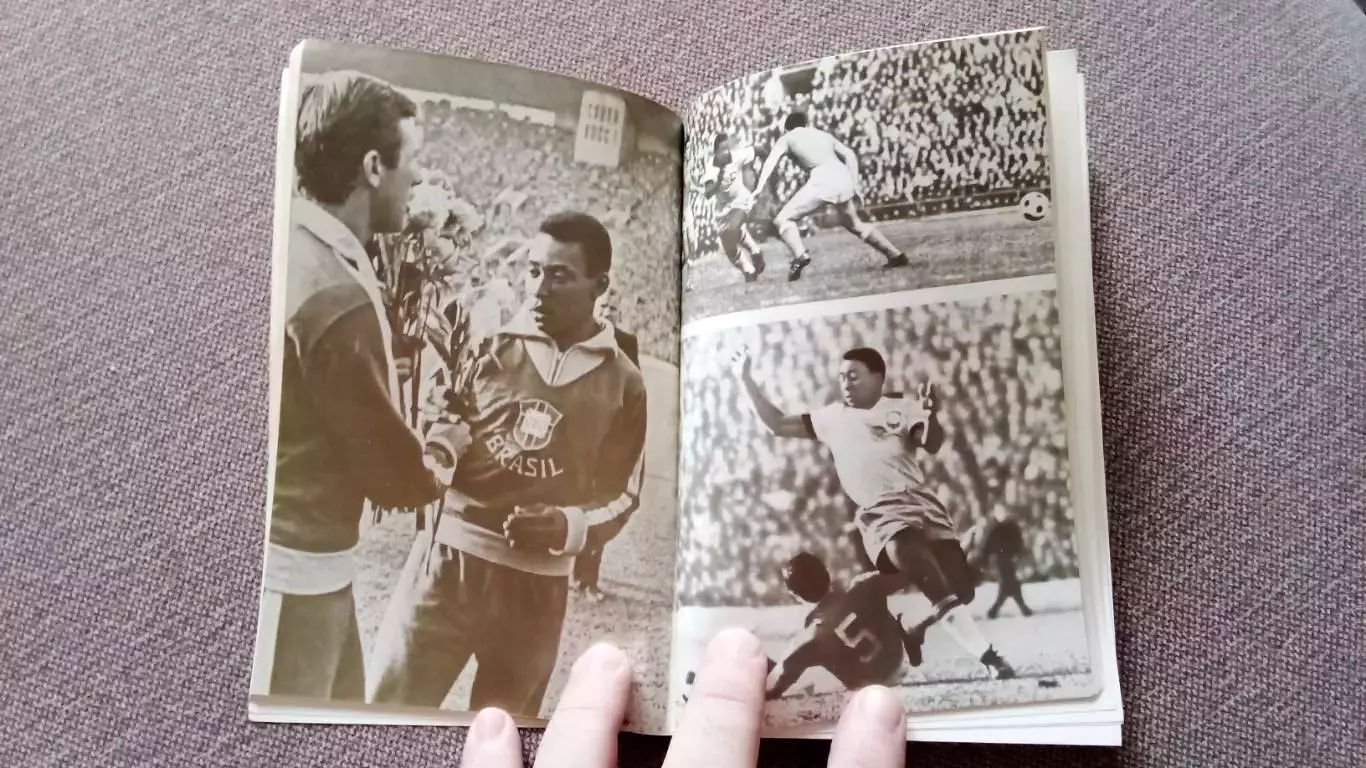 Пеле - Моя жизнь и прекрасная игра 1989 г. Футбол Спорт Сборная Бразилии 6