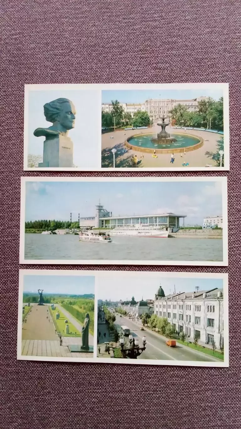 Города СССР : Омск 1982 г. полный набор - 15 открыток ( чистые , в идеале ) 5