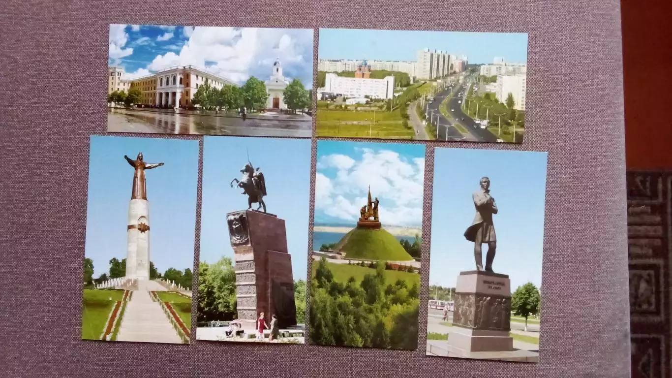 Города России : Чебоксары (Чувашия) 2004 г. полный набор - 18 открыток (чистые) 5