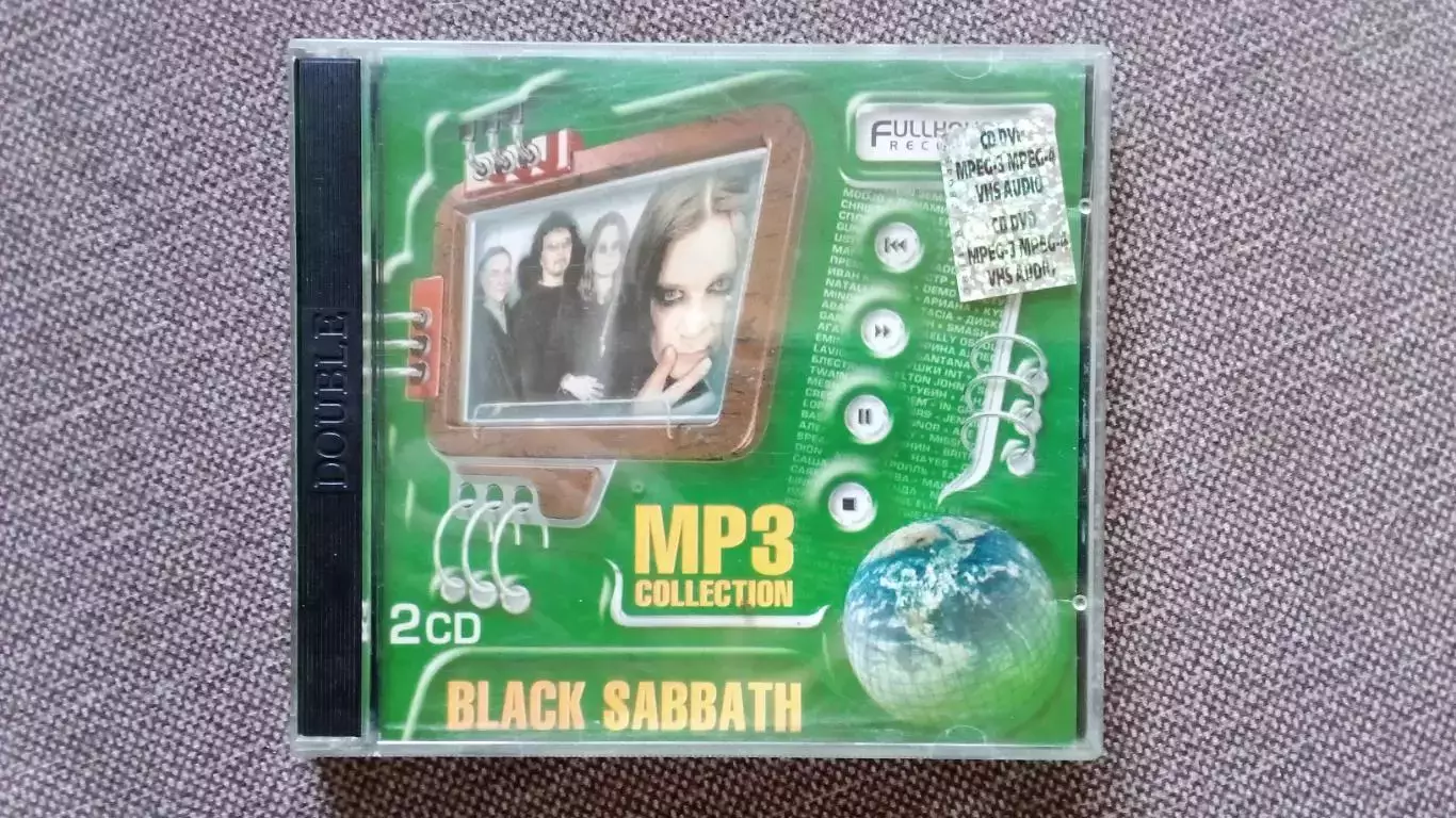 CD MP - 3 группа Black Sabbath 2 CD 22 альбома 1970 - 1998 гг.) Ozzy Osbourne