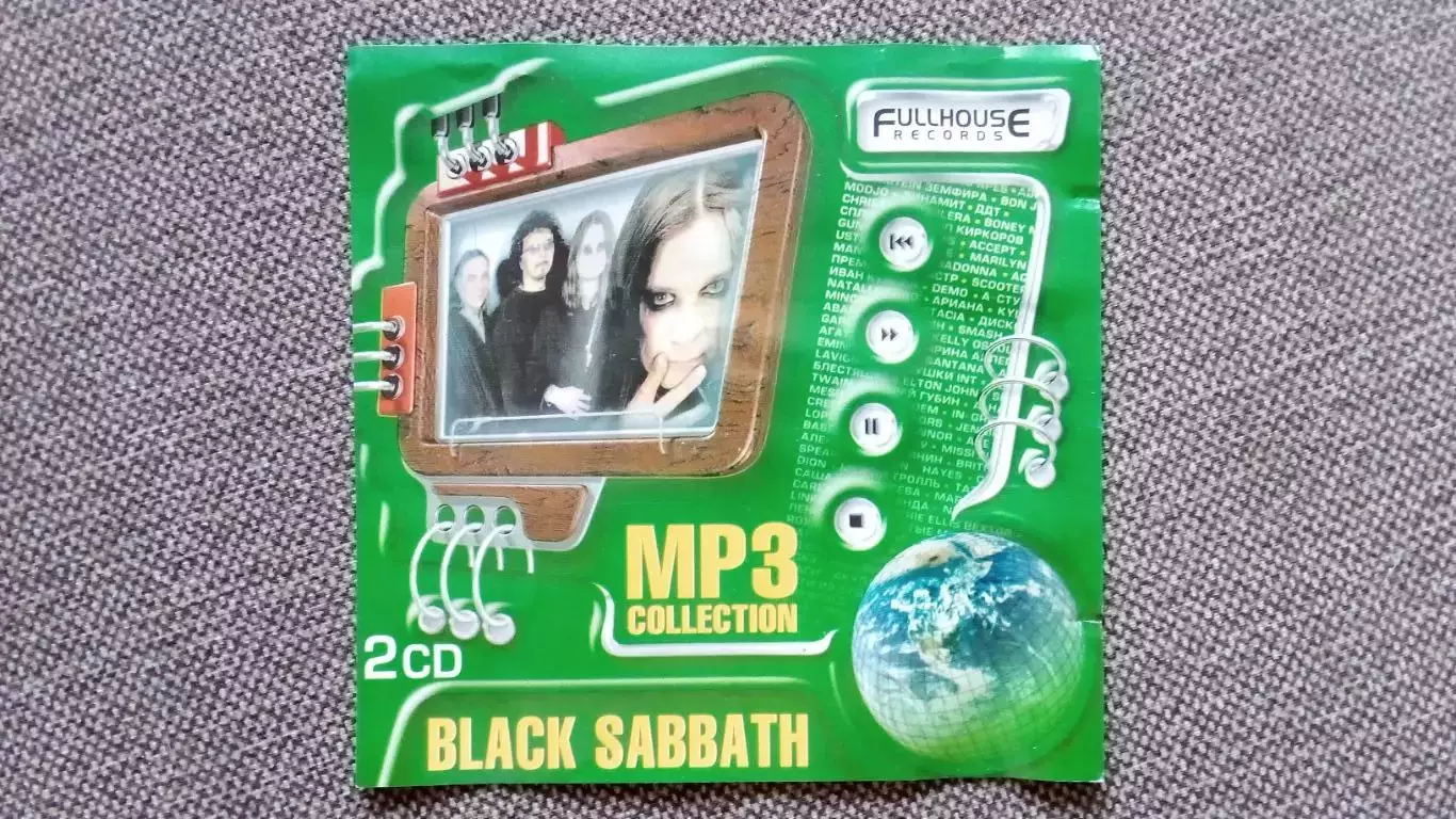 CD MP - 3 группа Black Sabbath 2 CD 22 альбома 1970 - 1998 гг.) Ozzy Osbourne 1