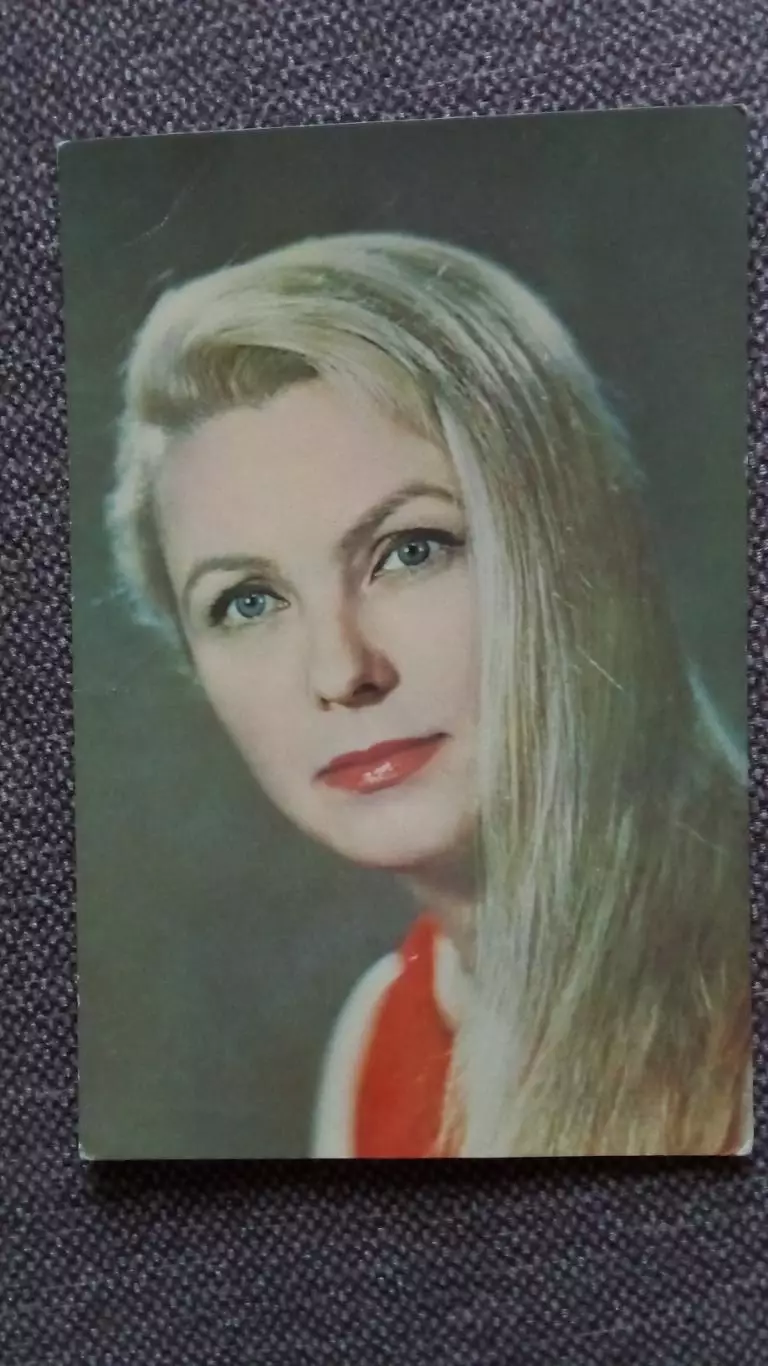 Актеры и актрисы кино и театра СССР : Вия Артмане 1968 г. Артисты СССР