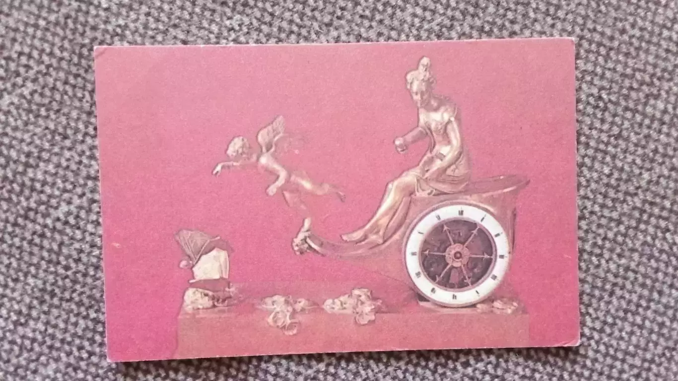 Карманный календарик : Старинные часы 1980 г. набор - 8 штук Прибалтика 2