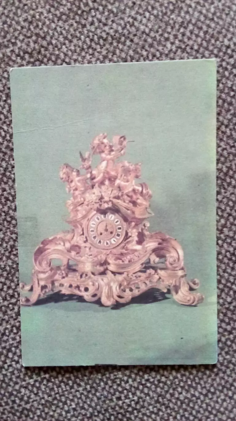 Карманный календарик : Старинные часы 1980 г. набор - 8 штук Прибалтика 4