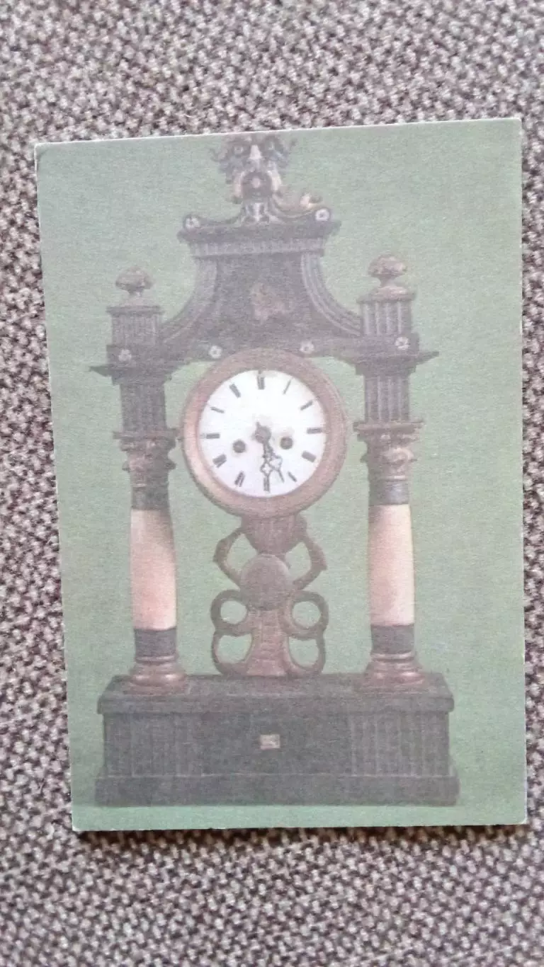 Карманный календарик : Старинные часы 1980 г. набор - 8 штук Прибалтика 5