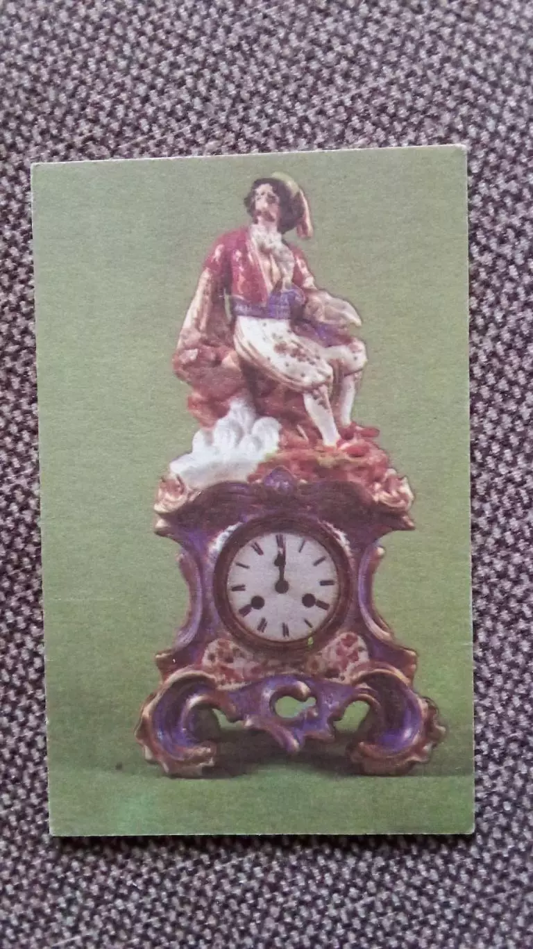 Карманный календарик : Старинные часы 1980 г. набор - 8 штук Прибалтика 6