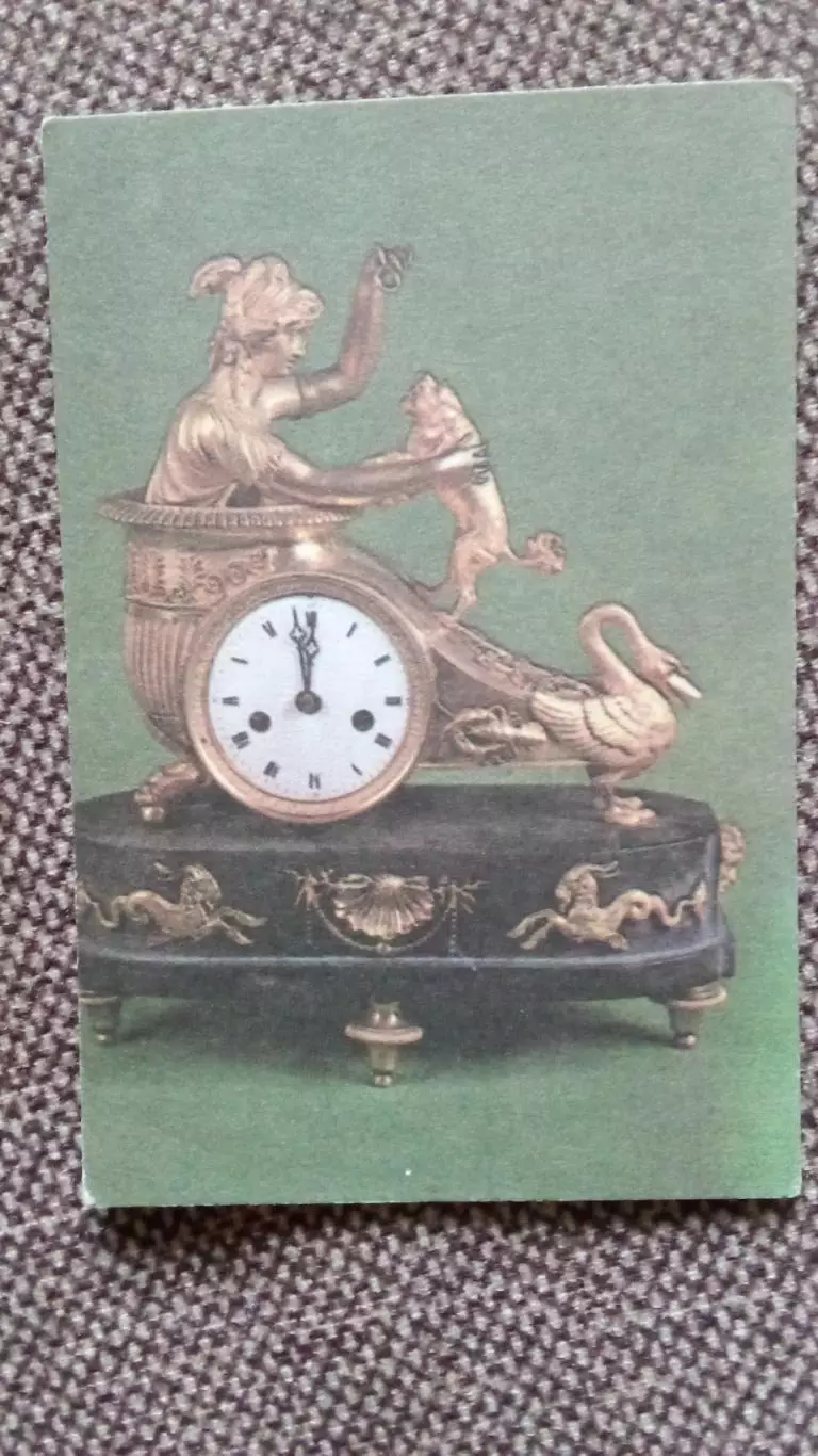 Карманный календарик : Старинные часы 1980 г. набор - 8 штук Прибалтика 7