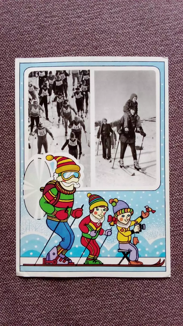 Физкультура и спорт 1984 г. Лыжный спорт Лыжи