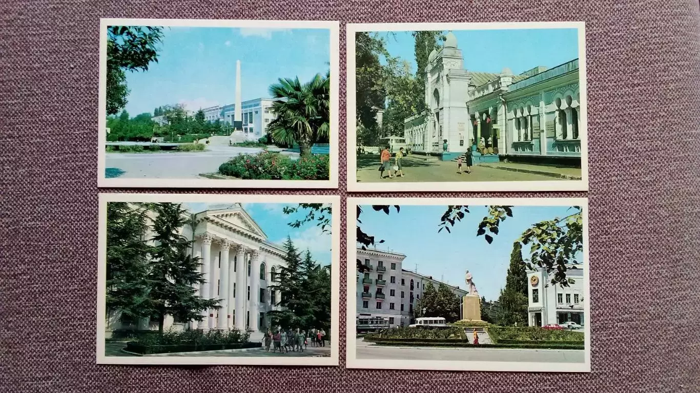 Города СССР : Туапсе (Краснодарский край) 1980 г. полный набор - 15 открыток 3