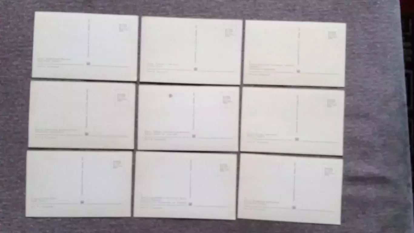 Кактусы 1972 г. полный набор - 15 открыток (чистые) Цветы Растения Флора 6