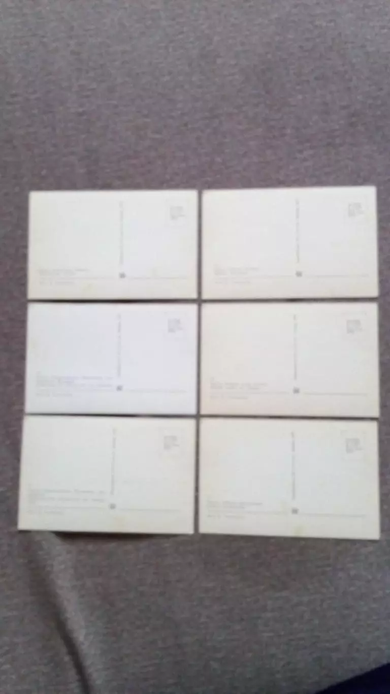 Кактусы 1972 г. полный набор - 15 открыток (чистые) Цветы Растения Флора 7