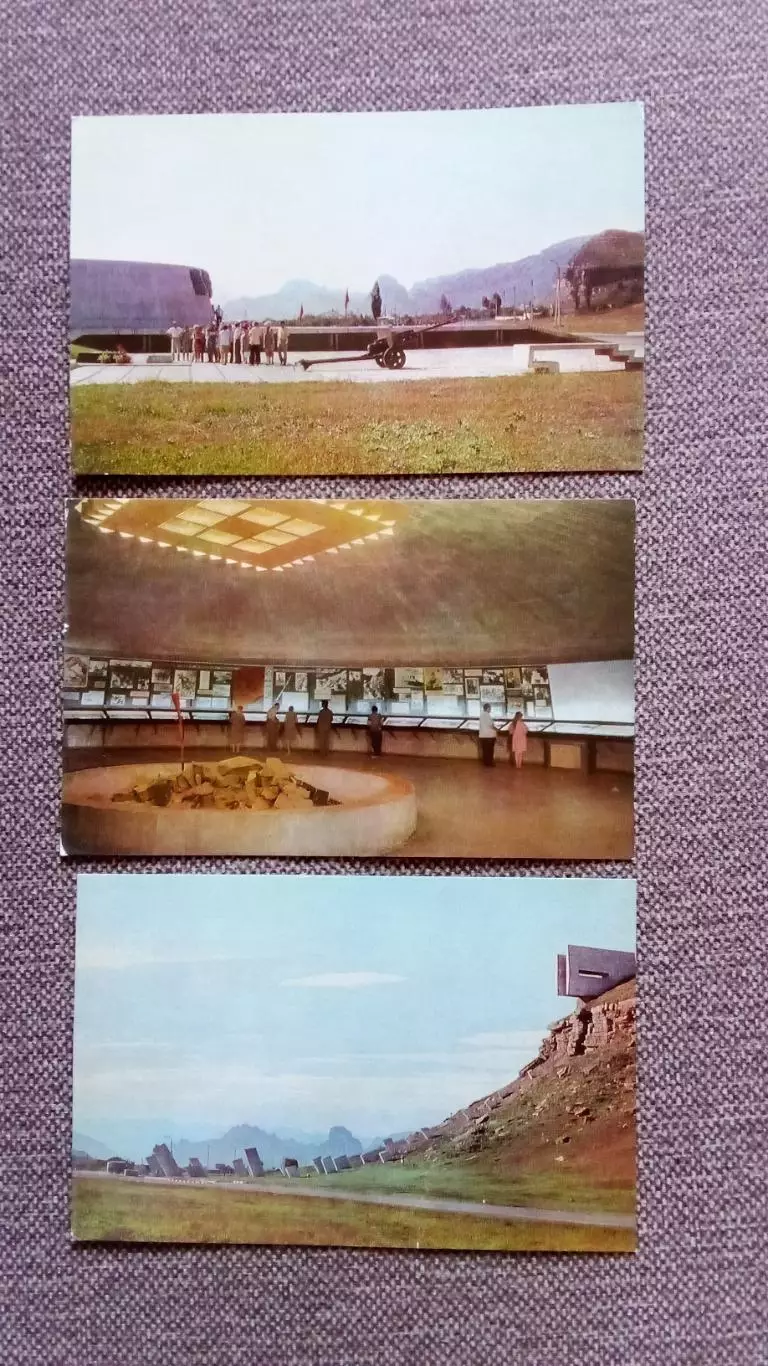 Музей - памятник защитникам перевалов Кавказа 1976 г. полный набор - 8 открыток 4